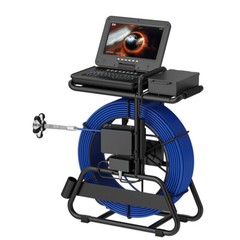 80m Sewer Pipe Inspection Camera 512hz Self-leveling Pipe Camera 10&Prime; Display