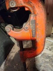 Rigid No. 4-S heavy duty 2&Prime;-4&Prime; Pipe Cutter 3 wheel NICE