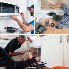 Pipe Inspection Camera Endoscope Video Sewer Drain Cleaner Waterproof Snake USB