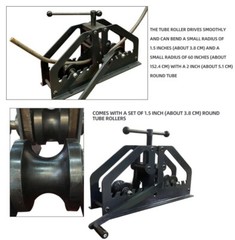 Manual Pipe and Tube Bending Machine Multiple Steel Pipe Bender Flat Steel TR-60