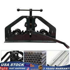 Manual Round Tube Pipe Bender Roller Bending Machine Industrial Tube Roll Bender