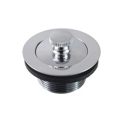 1.5&Prime;Chrome Tub Drain Extractor Wrench with Drain Stopper 1/2&Prime;x 1.5 Coarse Thread
