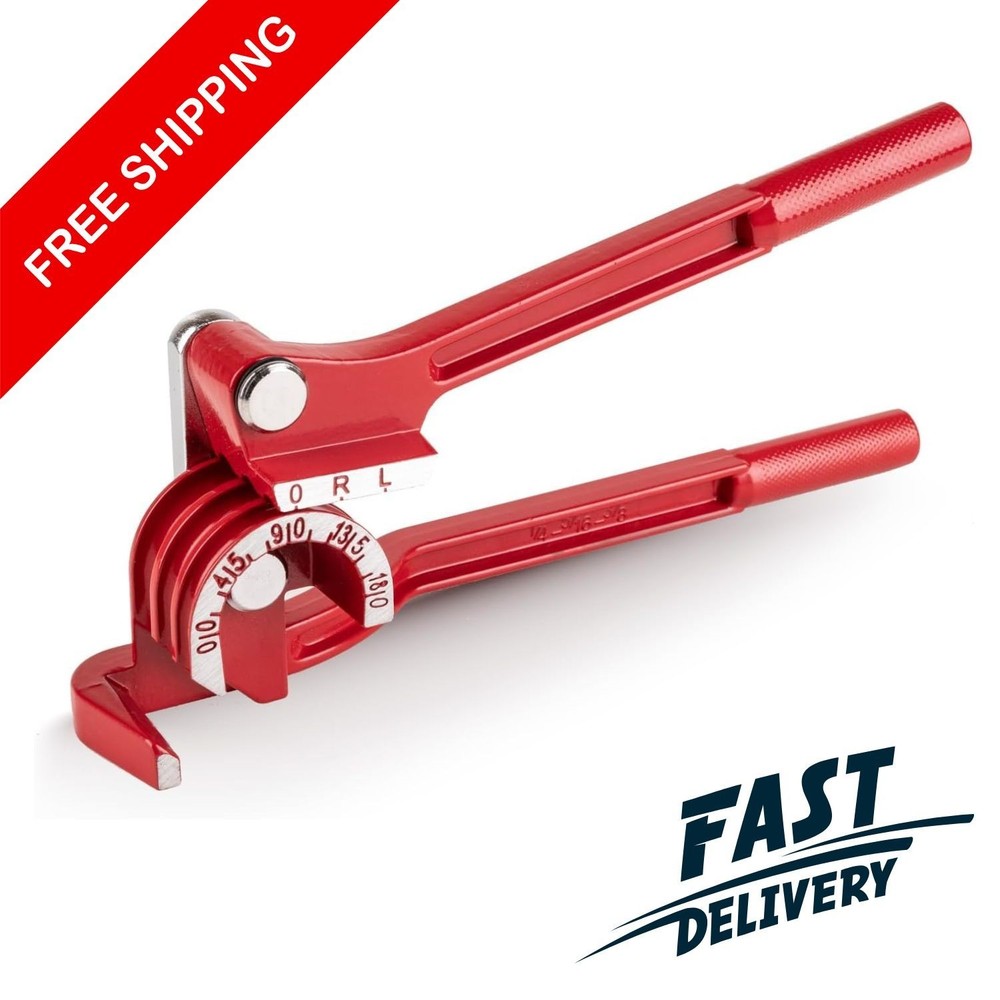 3 in 1 Tubing Bender, 0-180 Degrees Tube Bender Manual Pipe Bender Tool for 1/4