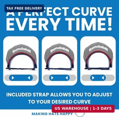 Pro Hat Brim Bender &ndash; The Perfect Curve Guaranteed &ndash; Shaper Curver Tool For All