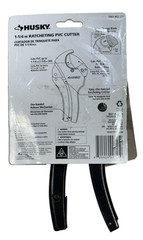 Husky 1-1/4 in. Ratcheting PVC Cutter, 1003002231