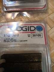 Ridgid Lot 38105,37910,32112 44077,34805,34825& Threader, Dies, Bearings&Rolls