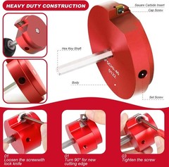 Efficient 4-Piece PVC, CPVC & ABS Pipe Reamer Set for Repair Excellence