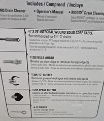 Ridgid K-400 Complete Drain Cleaning Machine