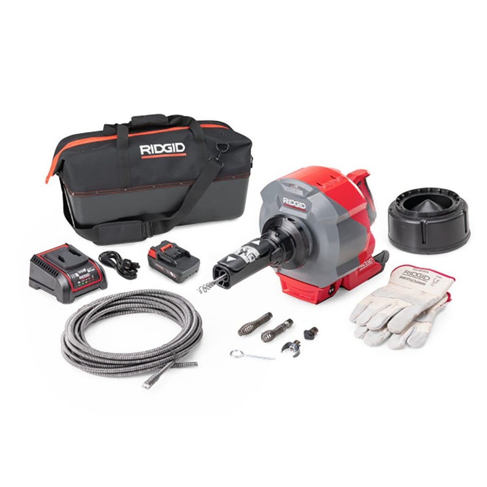 Ridgid K-46 DELUXE KIT SinkSnake Deluxe Kit, T-250, Case, Charger