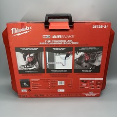 Milwaukee 2572B-21 AIRSNAKE M12 Cordless Drain Cleaning Air Gun Kit with Battery