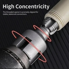 1 Set PVC Pipe Thread Cutting Tool Internal & External Threader Kit &ndash; NEW