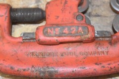 RIDGID No. 42A 4 WHEEL PIPE CUTTER 3/4&rdquo;-2&rdquo; PIPE CAPACITY U.S.A FREE SHIPPING