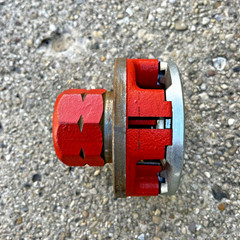 RIDGID 1-1/4 inch 1.25 NPT Threader Die Head No Cutters Very Good Condition
