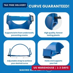 Pro Hat Brim Bender &ndash; The Perfect Curve Guaranteed &ndash; Shaper Curver Tool For All