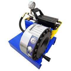 1&Prime; Pneumatic Hose Crimper Hydraulic Portable Crimping Clamping Machine 10 Dies