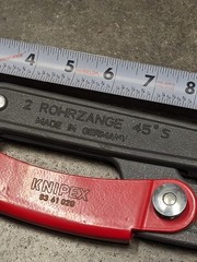 Set of 3 Knipex &ndash; S-Type Pipe Wrench with Fast Adjustment Swiss Wrenches 1 1.5 2