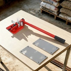 Manual Flat Bar Bender Adjustable Bending Thickness For Metalworking Shops