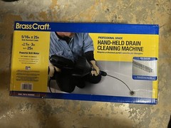 BRAND NEW Brass Craft Music Auger Handheld Drain Cleaning Machine Model #BC1020
