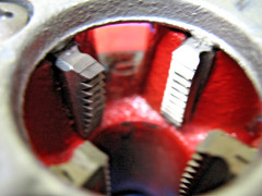 USED RIDGID 12-R NPT 1/2&Prime; Die Head Good Dies