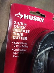 Husky 2-1/8&Prime; Quick Release Tube Cutter &ndash; 1000002732 &ndash; pipe tool