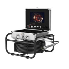 7&Prime; Monitor DVR 16GB Sewer Pipe Inspection Camera 23mm Lens Endoscope Camera 20M