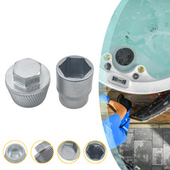 1.5&rdquo; Tub Drain Extractor with 1&rdquo; Socket Bathtub Remover Strong Grab Plumbing