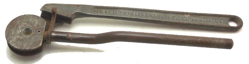 Vintage Imperial Brass Tubing Hand Bender 3/8&Prime; OD 15/16&Prime; R 364-FH Made USA Used