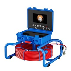 Sewer Pipe Inspection Camera 512Hz Self Leveling w/ Meter Counter 100M 7&rdquo;