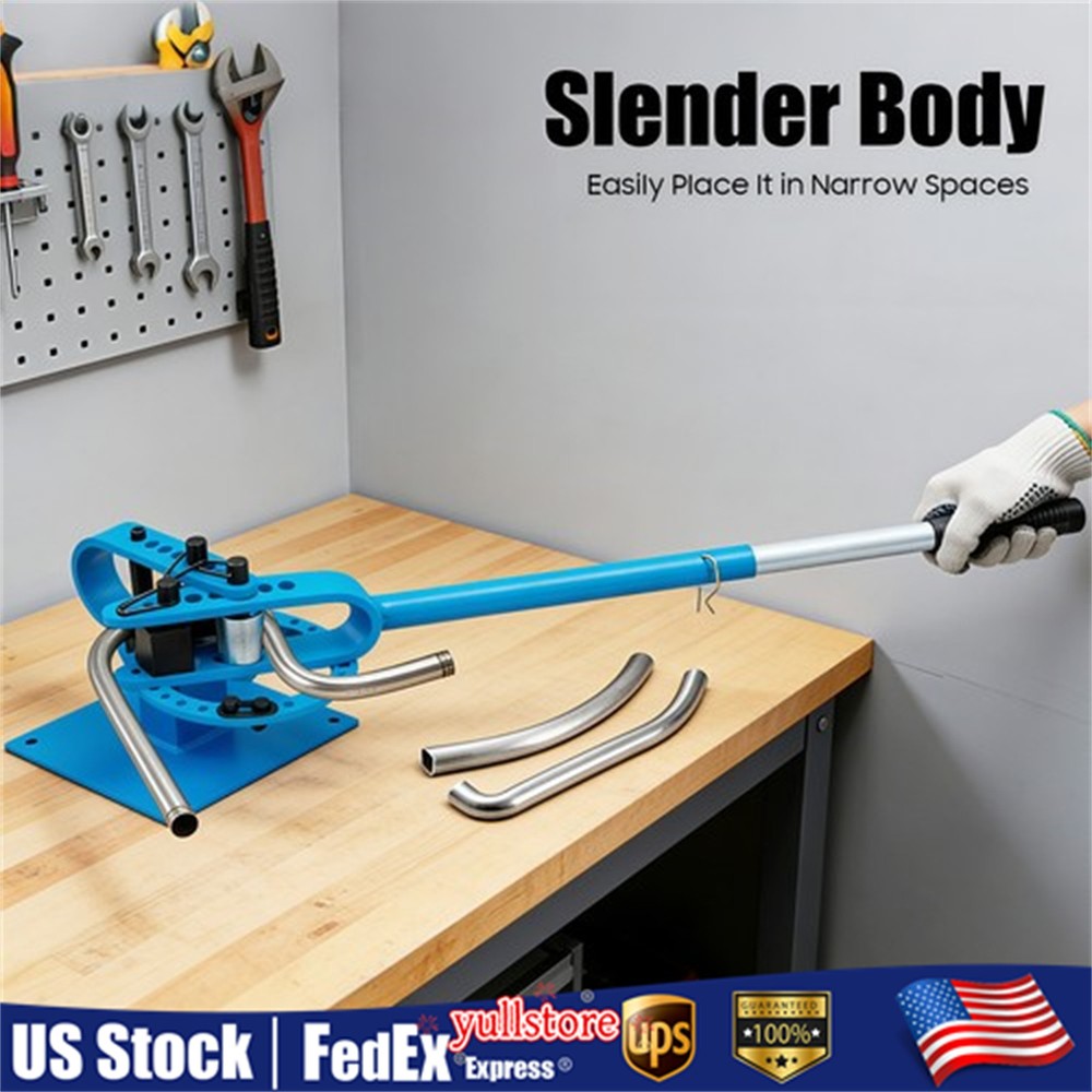Premium Pipe Tube Bender 1&rdquo;-3&rdquo; inch Manual Tube Bender w/ 7 Dies Tubing Metal