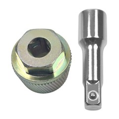 1.5&rdquo; Tub Drain Extractor with 1/2&rdquo; Socket Bathtub Remover Colourful Galvanized