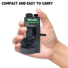 UTZIKO Hammer Lug Crimper Tool for 8 AWG &ndash; 0000 3.75 inches, Black