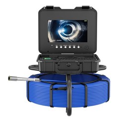 Sewer Drain Camera w/ 512hz Locator Pipe Inspection Camera Self Leveling 50m