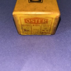 Genuine OSTER Dies X1 high speed steel 2&rdquo; N.C. BOLT LH
