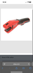 Milwaukee 2471-20 M12 Cordless Copper Tubing Cutter &ndash; Red With battery/charger