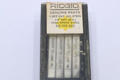 * RIDGID 47885 1/8&Prime; NPT 1 SET HIGH SPEED 515 PIPE DIES RIGHT HAND