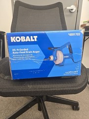 Kobalt KDA100 1/4-in dia -ft L Corded Auto Drain Auger for 3/4&Prime;- 2&Prime; Drains