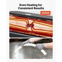 Uimoso 1/2&Prime; &ndash; 2&Prime; Electric PVC Conduit Heater Bender for Pipe Bending 1200W Power