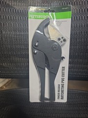 Sealed PITTSBURGH&nbsp;Finger Release Ratcheting PVC Pipe Cutter cuts 1-5/8&Prime; #66971