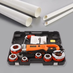 2300W Electric Pipe Threader Pipe Threading Machine 6 Dies 1/2-2&Prime; HD Pipe Cutter