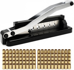 American Standard Bench Hose Crimper Kit, Hose Crimping Tool with 100PK Ferrules
