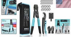 Complete Pex Crimping Tool Kit with Hose Cutter & Clamps &ndash; ASTM F2098 Compliant