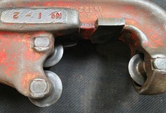 RIDGID 32820 1-A Heavy-Duty 3-Cutter Wheel Steel Pipe Cutter 1/8&Prime; &ndash; 2&Prime; USA