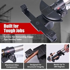 ROGVOC Hydraulic Tubing Bender Kit 1/4&Prime;&ndash;7/8&Prime;, 180 Degree Pipe Bender Tool wit&hellip;
