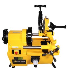 Steel Dragon Tools&reg; 7090 2&Prime; Pipe Threading Machine with Cart and Foot Pedal