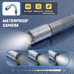 9&rdquo; 50M HD WIFI Sewer Camera Pipe Inspection Camera Meter Counter 17mm Video DVR