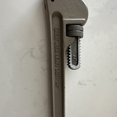 Vintage Great Neck 10&rdquo; Monkey Pipe Wrench Tool PW10 Forged Steel Heavy Duty