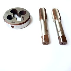 M12 x 1.25 Metric Hand Thread Tap and Die Set, Right Hand 12 * 1.25, Alloy To&hellip;