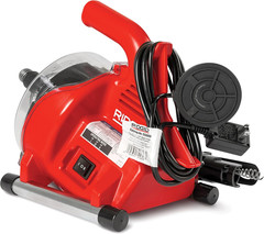 RIDGID 55808 Powerclear 120-Volt Drain Cleaning Machine Kit for Tubs, Showers, a