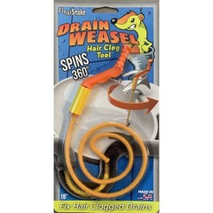 FlexiSnake DWMH-20-1024 Drain Weasel Hair Clog Tool 1/8 Dia. in.x1.5 L ft. Cable