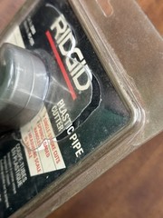 RIDGID PC-1375ML 1/8&Prime; to 1-3/8&Prime; PVC and PEX Cutter w/ Multi-Layer Adapter